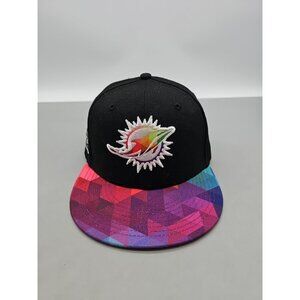 Miami Dolphins NFL New Era Crucial Catch SnapBack 59Fifty Hat Youth